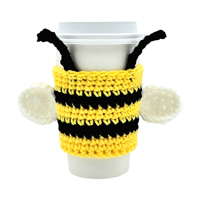 Cup Cozy - Brown White Black Spots Cow Beverage Cup Drink Cozy